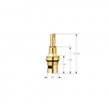 Phylrich 10242 - 16 Point Stem Hot 1/2'' Replacement Cartridge (After 1991)