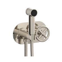 Phylrich 220-64/014 - Wall Mounted Bidet Set Works, Cross Handle