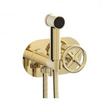 Phylrich 220-64/03U - Wall Mounted Bidet Set Works, Cross Handle