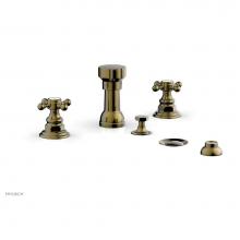 Phylrich 500-60/047 - 4 Hole Bidet, Cross Hdl