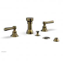 Phylrich 500-61/047 - 4 Hole Bidet, Cross Hdl