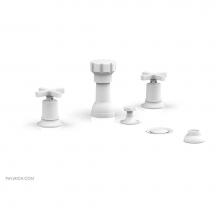 Phylrich 501-60/050 - 4 Hole Bidet, Cross Hdl