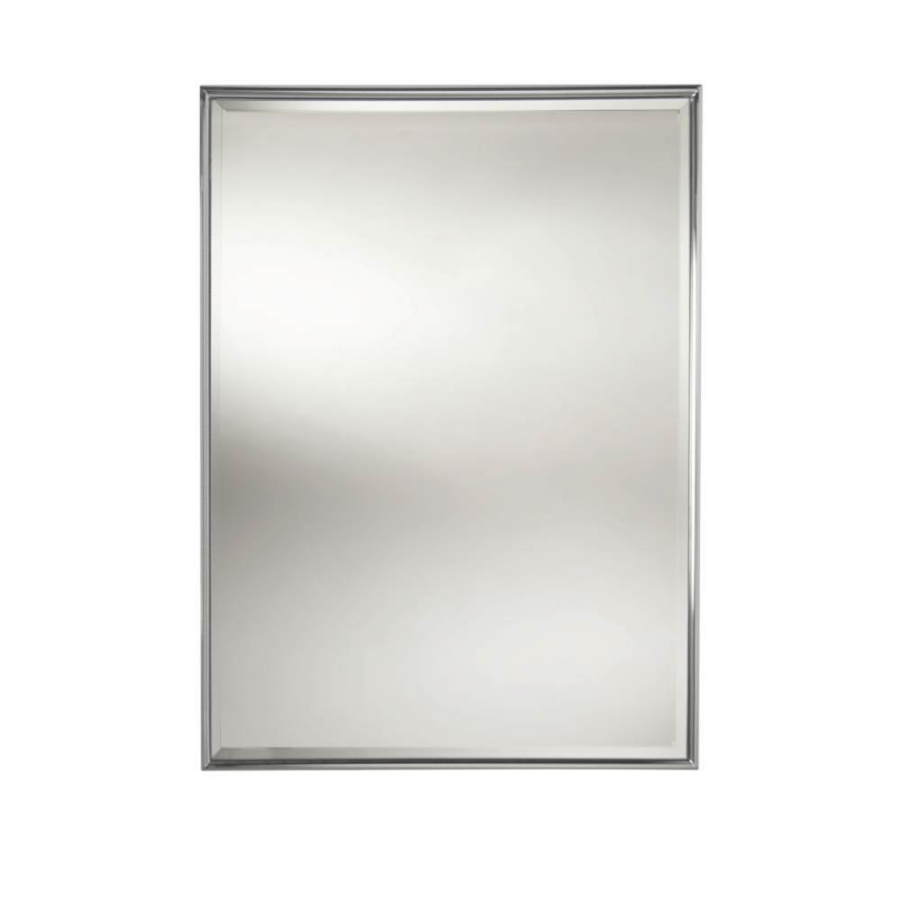 Essentials Chrome Rectangular Framed Mirror W/Bevel