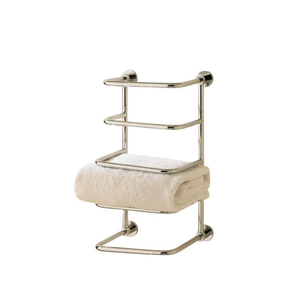 Essentials Chrome Finish 4-Tier Towel Stacker