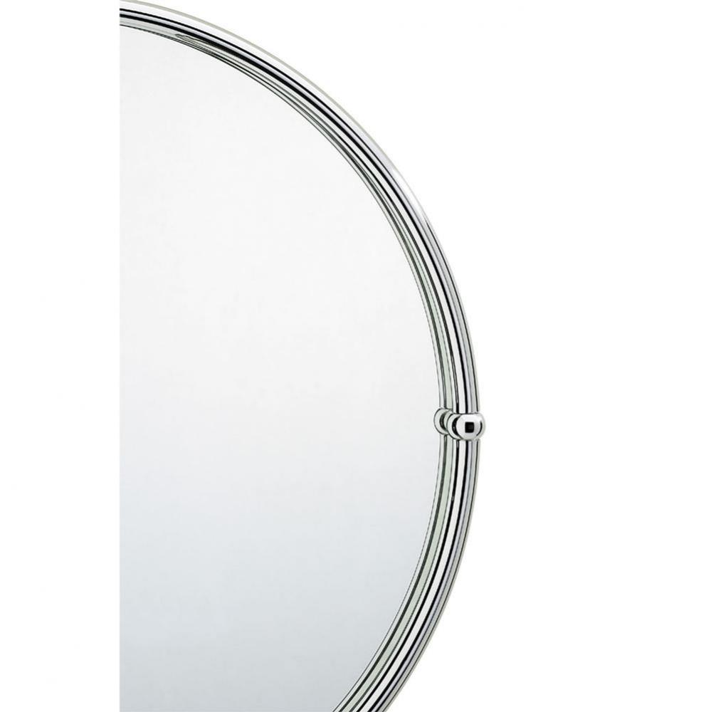 Kingston Chrome Round Mirror