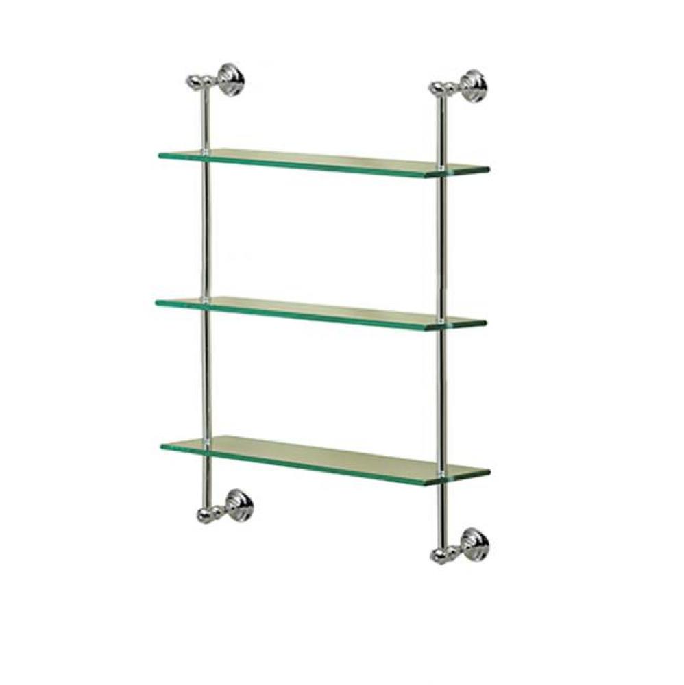 Kingston Chrome Three Tier Shelf