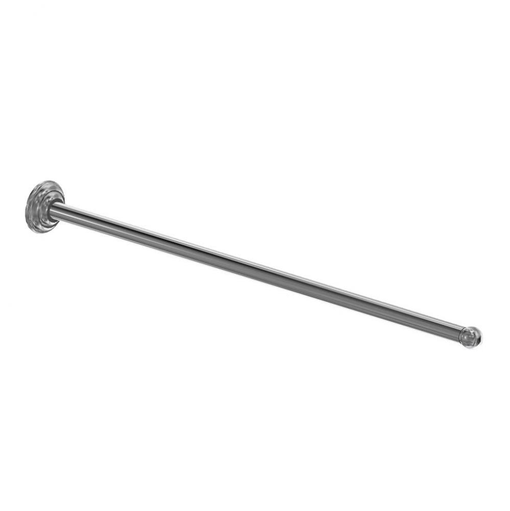 Kingston Chrome Single Perpendicular Towel Rail