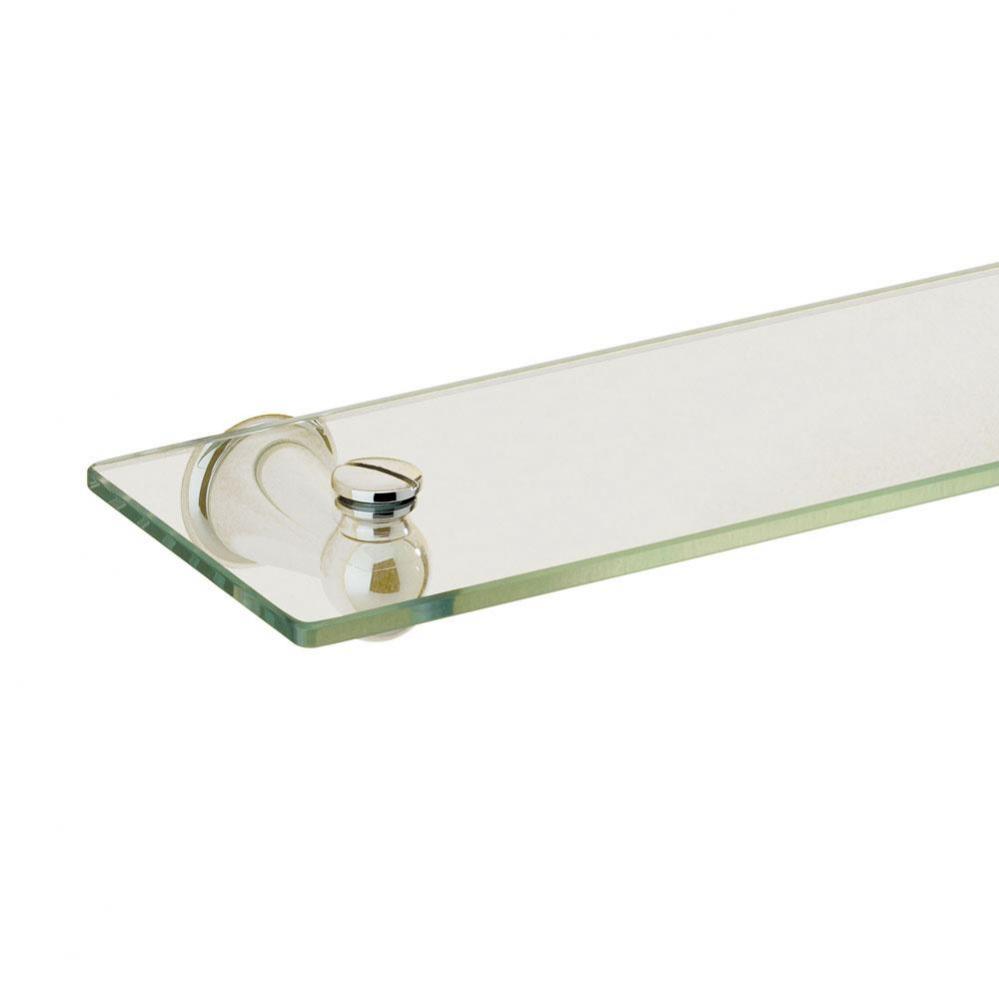 Sintra Chrome Glass Shelf 19-3/4''