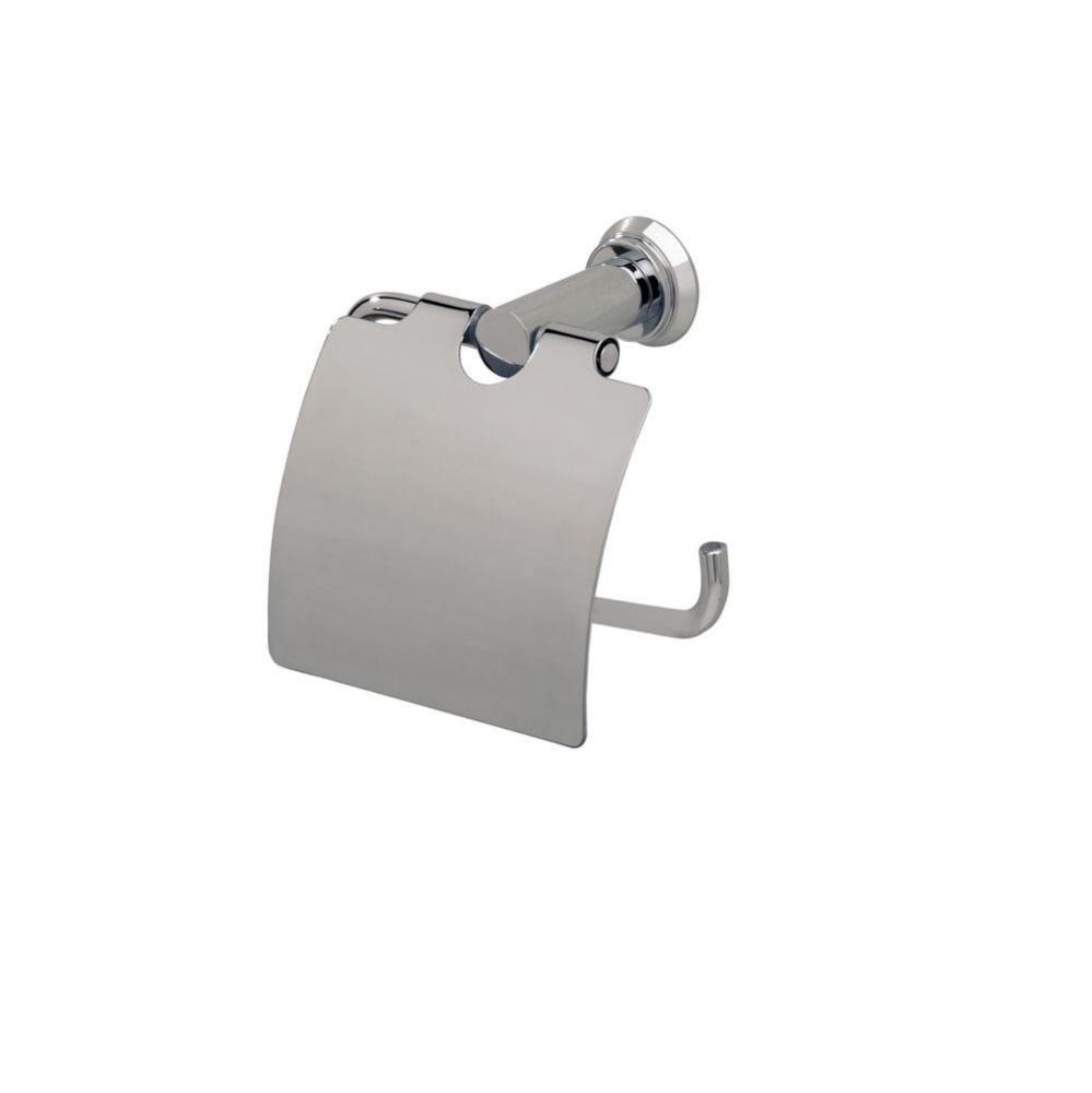 Nova Chrome Toilet Roll Holder W/Lid