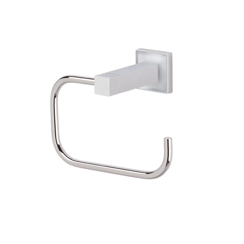 Cubis-Plus Chrome Toilet Roll Holder W/O Lid