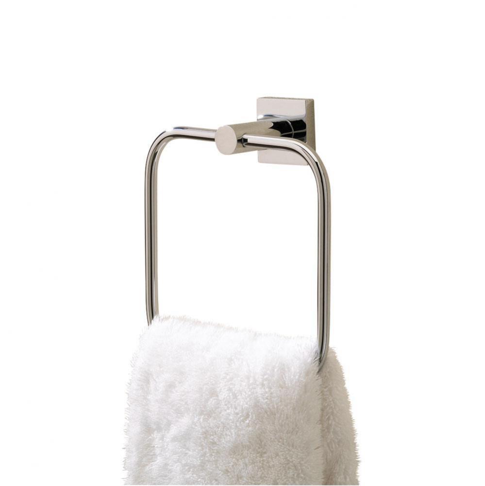 Braga Chrome Finish Small Towel Ring (6'')