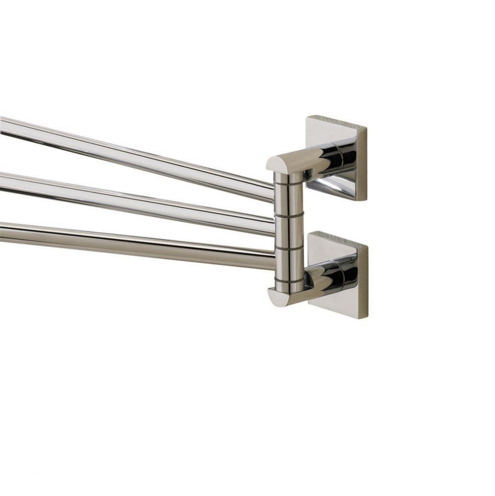 Braga Chrome Finish Adjustable Towel Rail (17 5/16'')