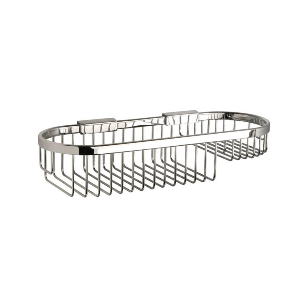 Classic Chrome Oval Basket - Medium 4 1/2'' X 13 3/4''