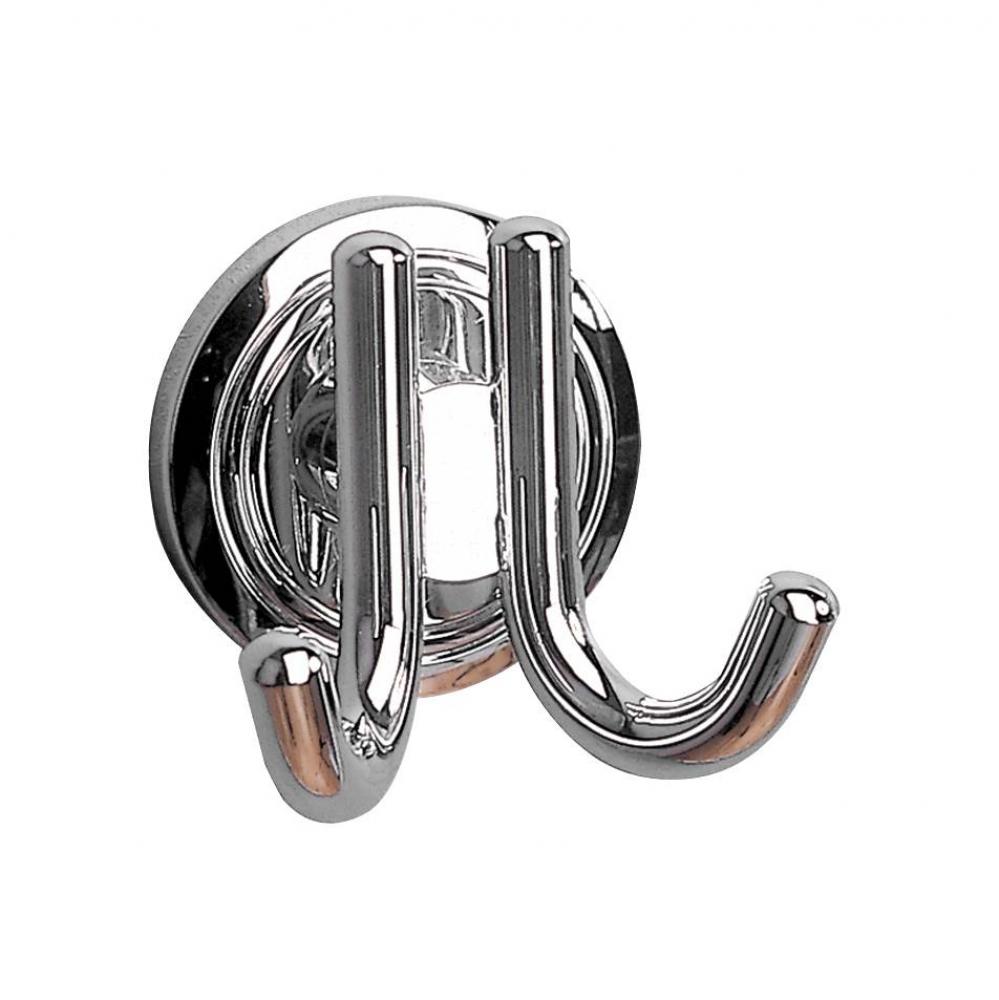 Oslo Chrome Double Hook 2'' X 2'' X 2 1/4''