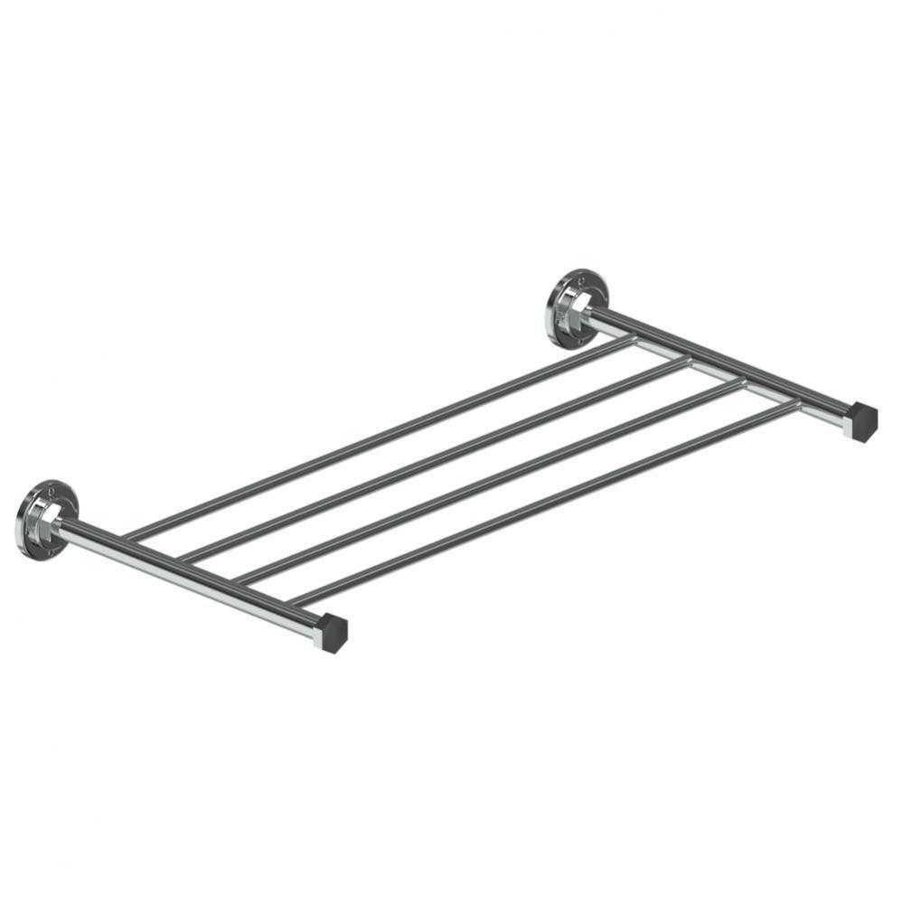 Industrial Chrome Towel Rack