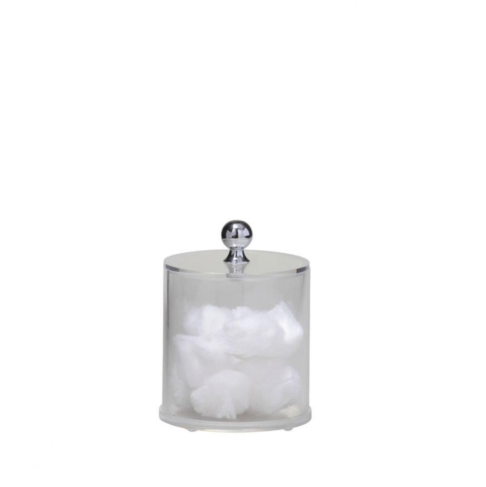 Pur Chrome Cotton Bud Container