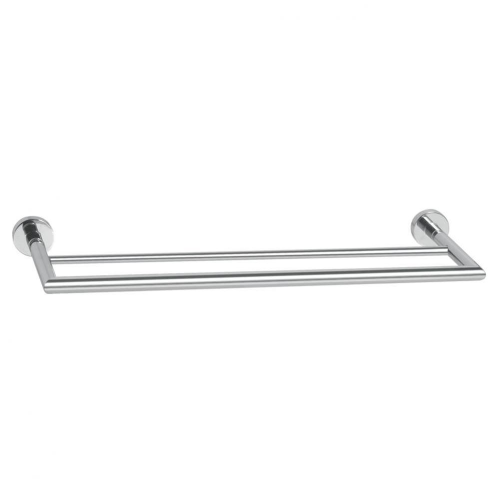 Axis Chrome Double Towel Rail 24''