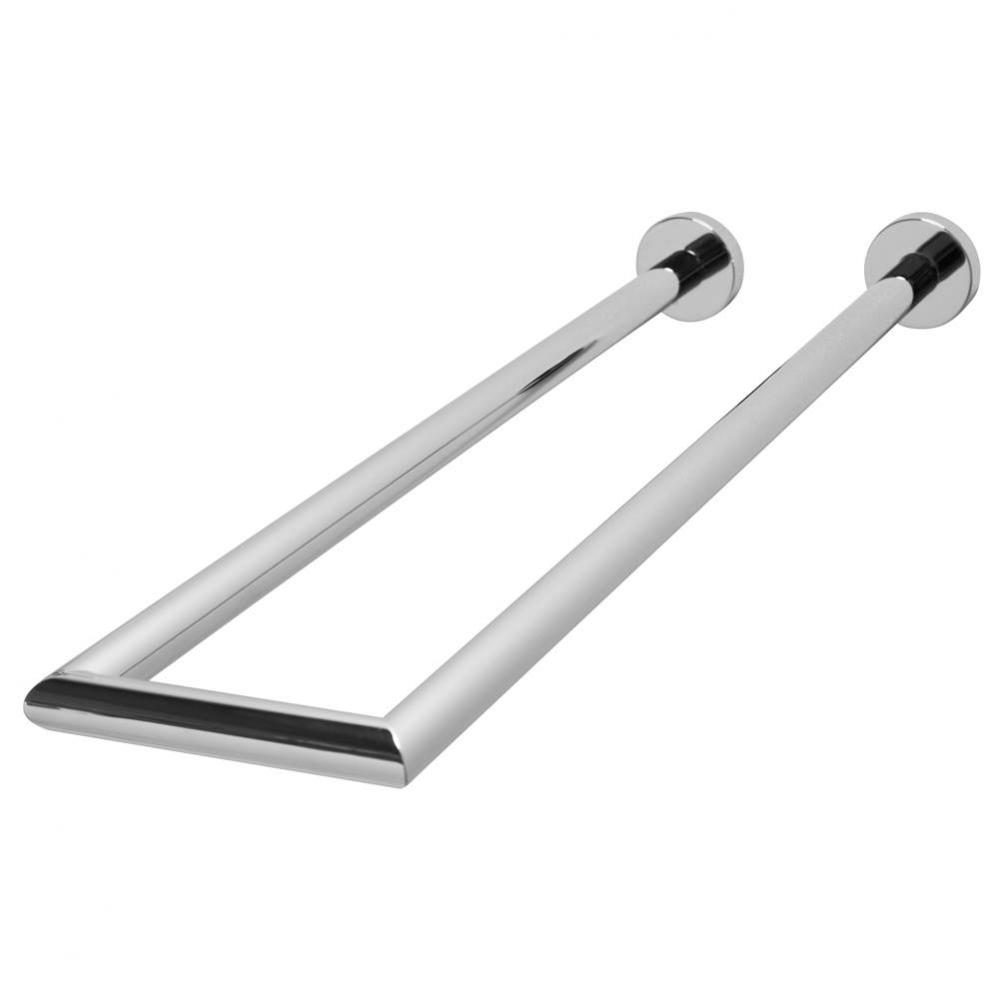 Axis Chrome Double Perpendicular Towel Rail 16''