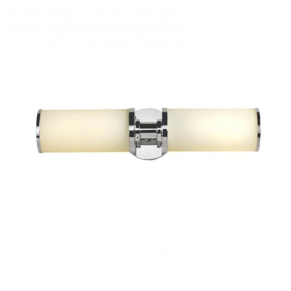 Porto Chrome Double Wall Light