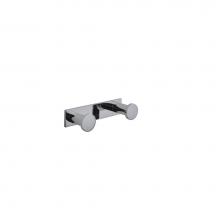 Valsan 53202CR - Essentials Chrome Double Robe Hook