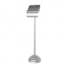 Valsan 53504CR - Essentials Chrome Free Standing Tp Holder With Lid