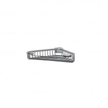 Valsan 53561CR - Essentials Chrome Detachable Corner Basket-Medium Square Rungs