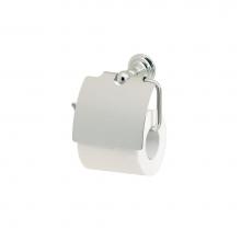 Valsan 66320CR - Kingston Chrome Toilet Paper Holder W/Lid