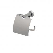 Valsan 67120CR - Nova Chrome Toilet Roll Holder W/Lid