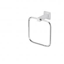 Valsan 67440CR - Cubis-Plus Chrome Towel Ring 5-3/4''