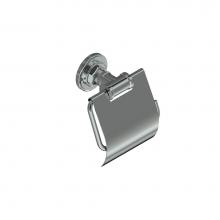 Valsan PI120CR - Industrial Chrome Toilet Paper Holder With Lid