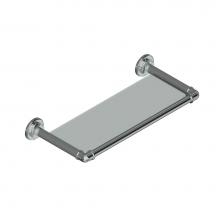 Valsan PI225CR - Industrial Chrome Glass Shelf