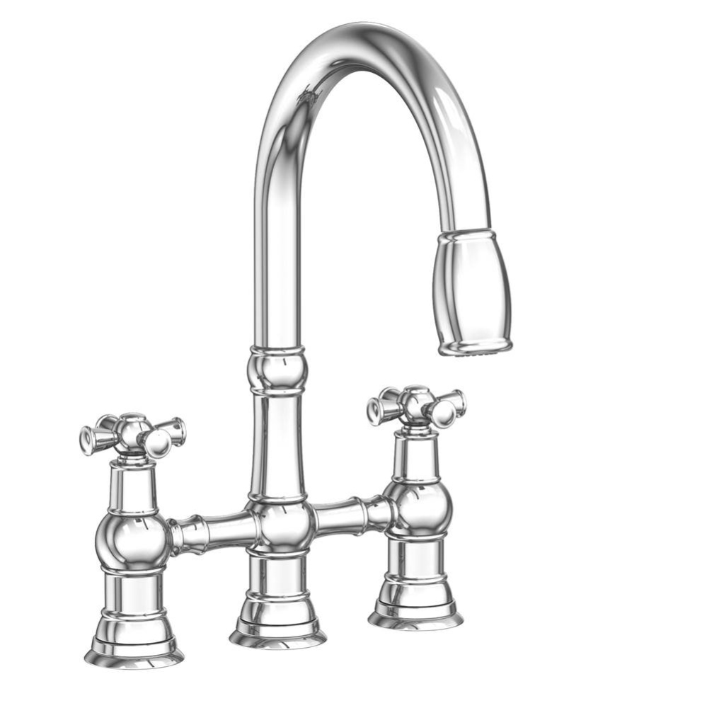 Jacobean Kitchen Bridge Pull-Down Faucet