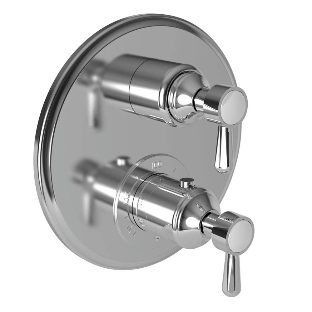 Astaire 1/2'' Round Thermostatic Trim Plate with Handle