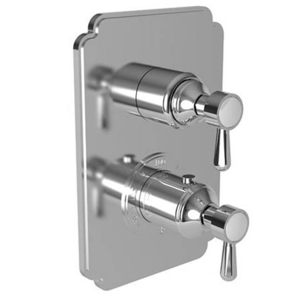 1/2'' Square Thermostatic Trim Plate With Handle