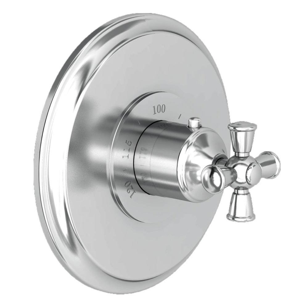 Aylesbury 3/4'' Round Thermostatic Trim Plate with Handle