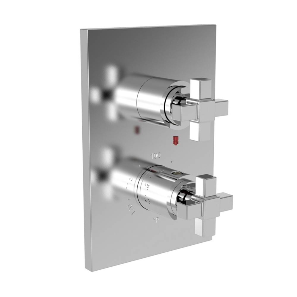 Malvina® 1/2'' Square Thermostatic Trim Plate with Handle