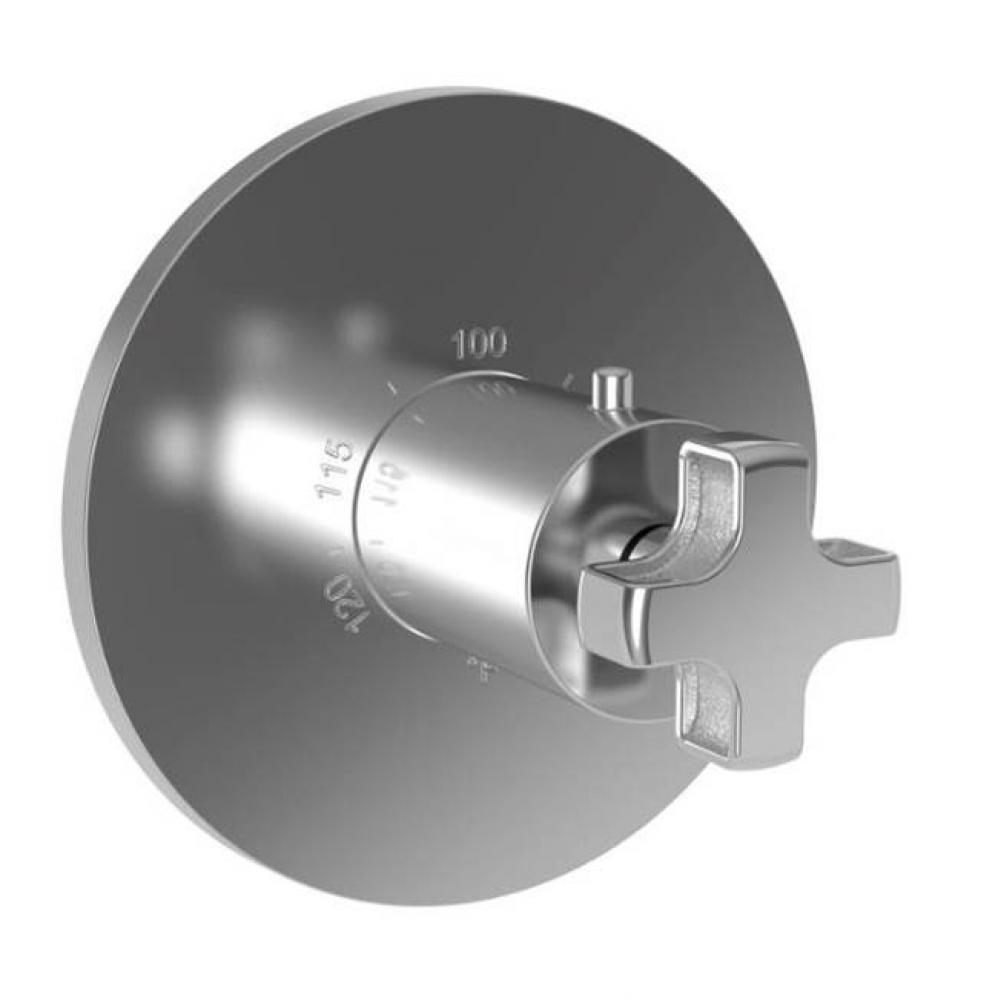 3/4'' Round Thermostatic Trim Plate with Handle