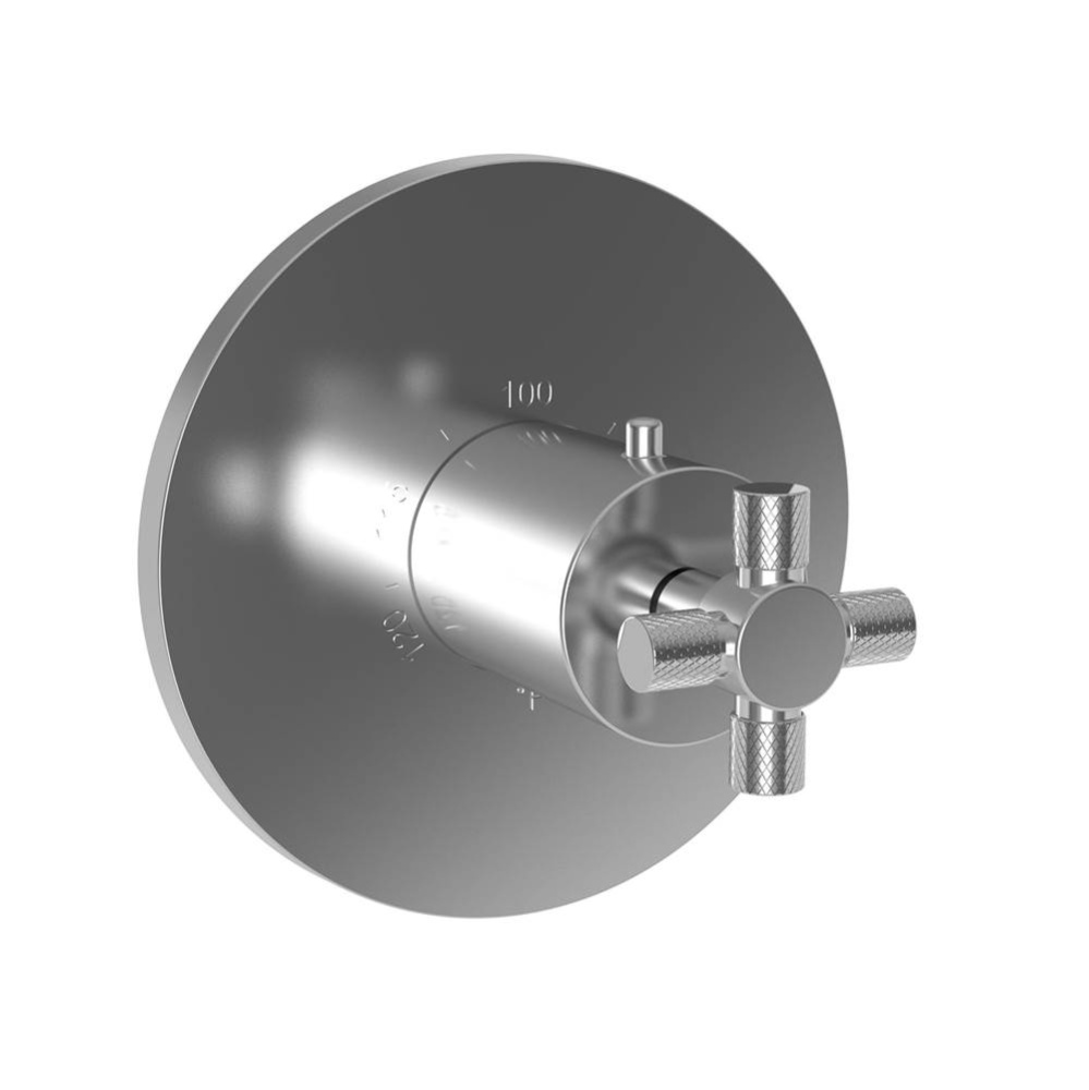 Muncy 3/4'' Round Thermostatic Trim Plate with Handle