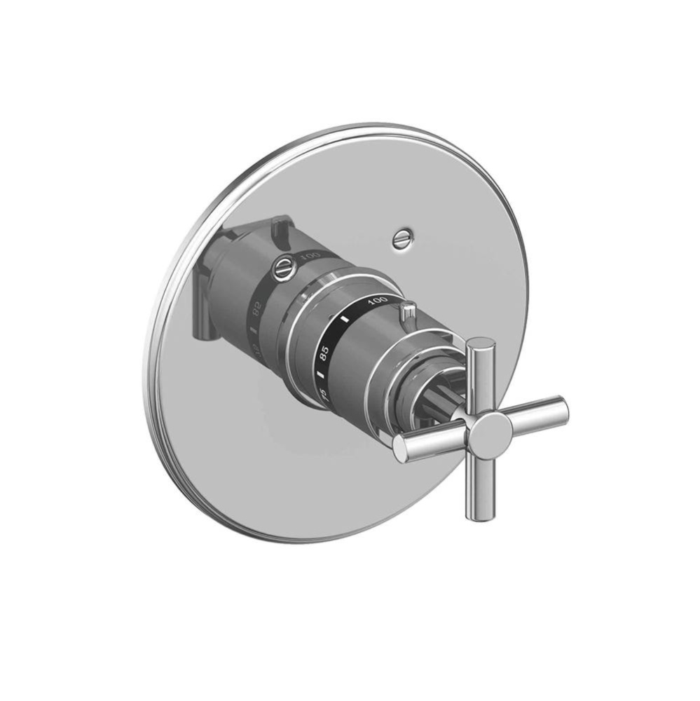 East Linear® 3/4'' Round Thermostatic Trim Plate with Handle
