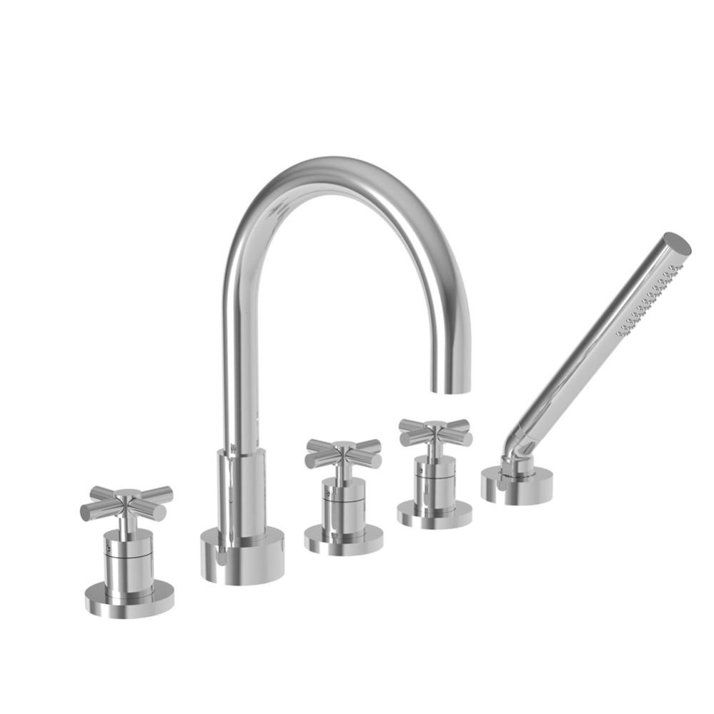 East Linear® Roman Tub Faucet with Hand Shower