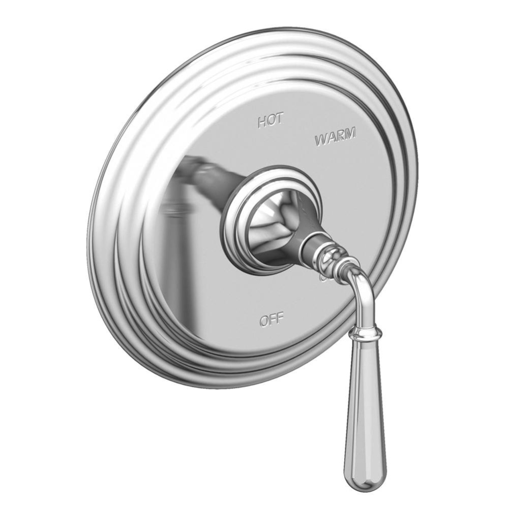 Bevelle Balanced Pressure Shower Trim Plate with Handle. Less showerhead, arm and flange.