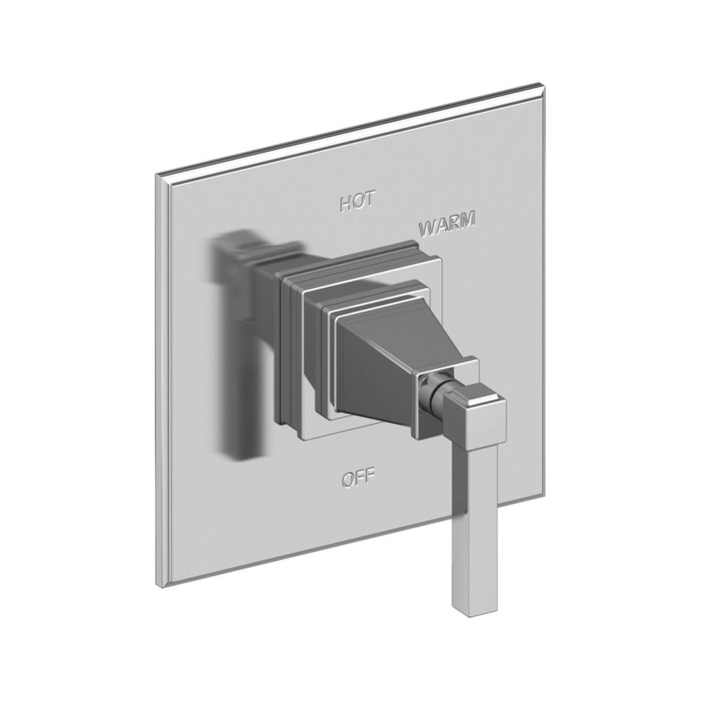 Malvina® Balanced Pressure Shower Trim Plate with Handle. Less showerhead, arm and flange.