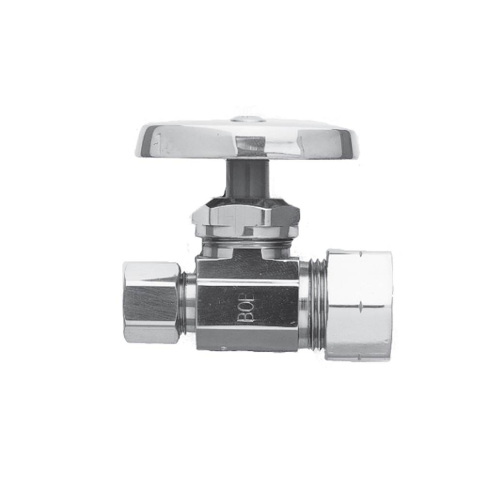 Brasstech Straight Valve, 1/2'' Compression