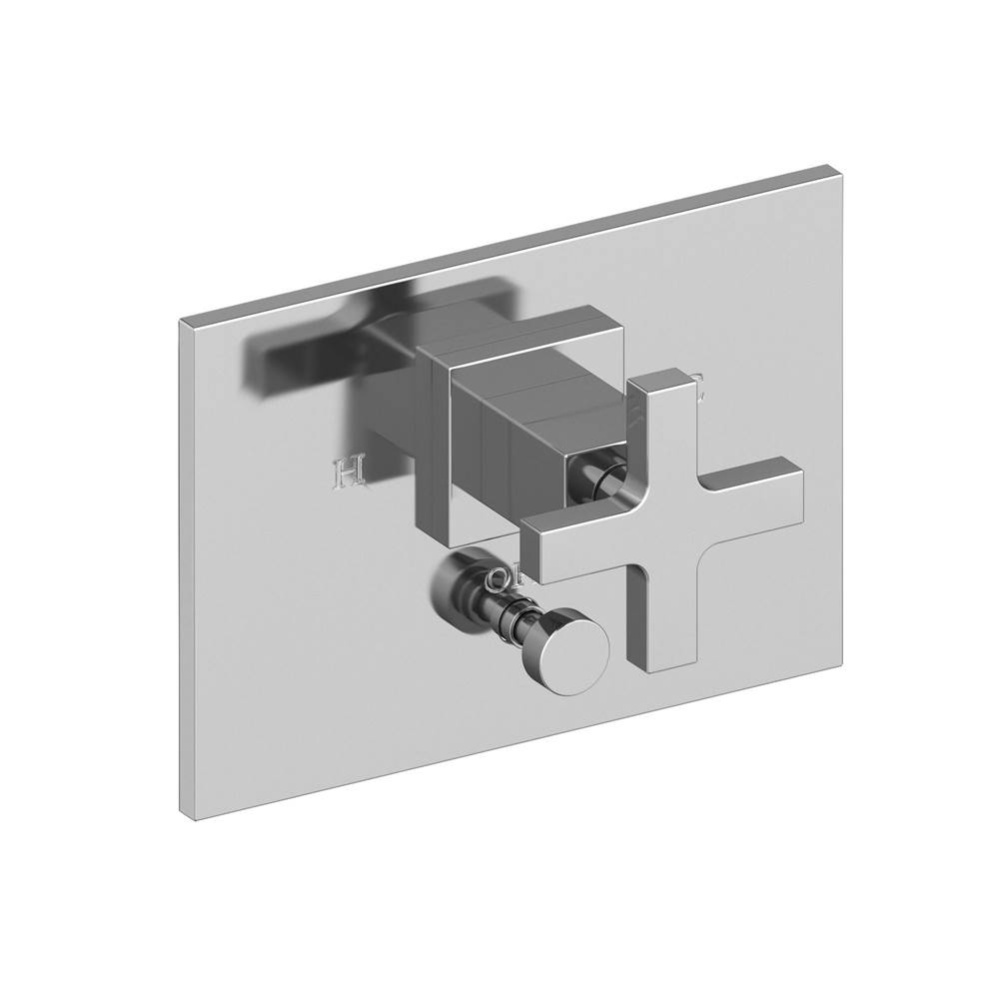 Secant® Balanced Pressure Tub & Shower Diverter Plate with Handle. Less Showerhead, arm a