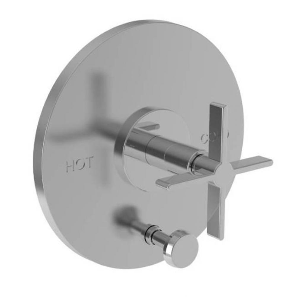 Tolmin Balanced Pressure Tub & Shower Diverter Plate with Handle