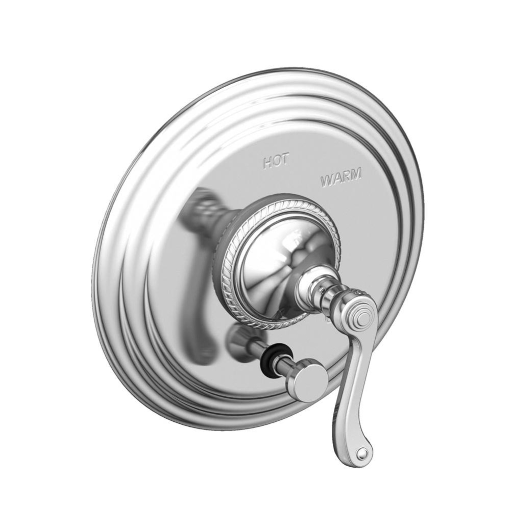 Amisa Balanced Pressure Tub & Shower Diverter Plate with Handle. Less Showerhead, arm and flan