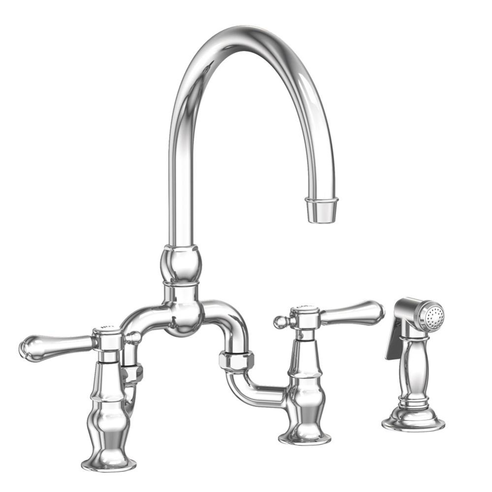 Chesterfield® Kitchen Bridge Faucet with Side Spray