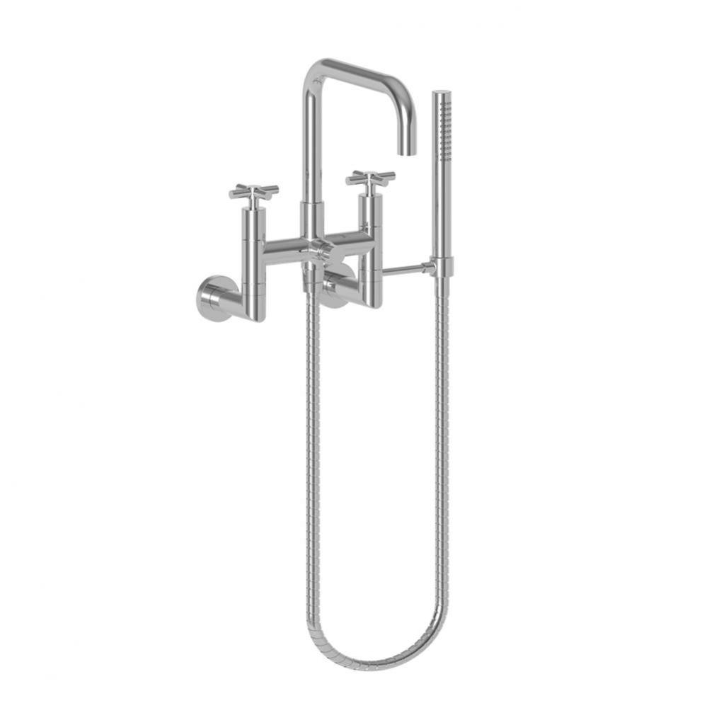 Exposed Tub & Hand Shower Set - Wall Mount