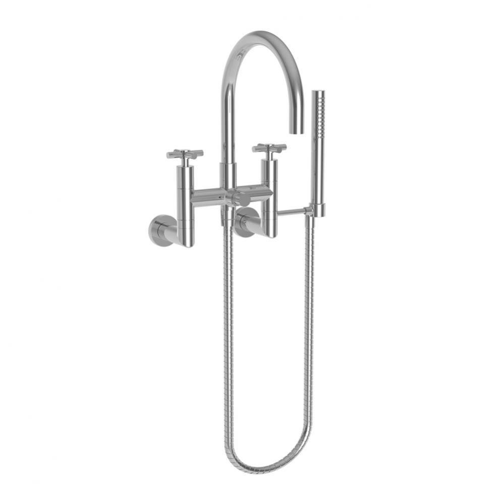 Exposed Tub & Hand Shower Set - Wall Mount