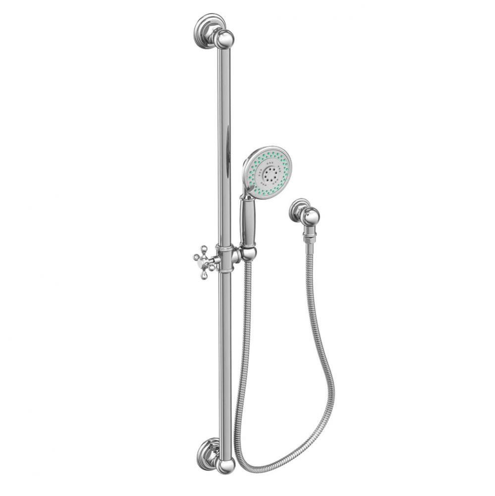 Slide Bar with Multifunction Hand Shower Set